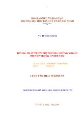 Đề tài Hướng phát triển cho thị trường chứng khoán phi tập trung ở Việt Nam