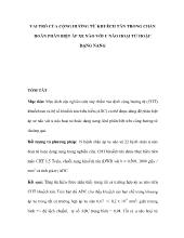 Đề tài Vai trò của cộng hưởng từ khuếch tán trong chẩn đoán phân biệt áp xe não với u não hoại tử hoặc dạng nang