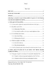 Luận văn Giải pháp nhằm nâng cao khả năng tạo lập vốn và hiệu quả công tác đầu tư tài chính tại các Công ty Bảo hiểm nhân thọ ở Việt Nam