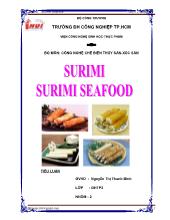 Tiểu luận Surimi – Surimi Seafood