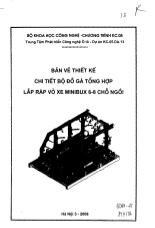 Bản vẽ thiết kế chi tiết bộ đồ gá tổng hợp lắp ráp voe xe minibux 6-8 chỗ ngồi