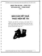 Đề tài Nghiên cứu thiết kế, cải hoán xe hai bánh 110 cc thành xe ba bánh sử dụng nhiên liệu gas để thu gom, vận chuyển chất thải rắn trong các khu dân cư treeb địa bàn tỉnh Bà Rịa- Vũng Tàu