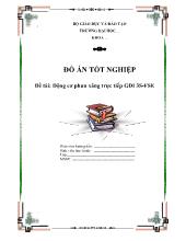 Đồ án Động cơ phun xăng trực tiếp GDI 3S-FSE