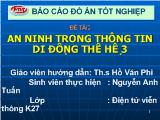 Đề tài An ninh trong thông tin di động thế hệ 3