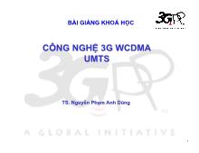 Đề tài Công nghệ 3g wcdma umts