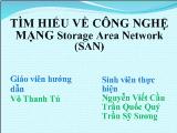 Đề tài Tìm hiểu về công nghệ mạng storage area network (san)