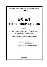 Đồ án Các ứng dụng của công nghệ cảm biến không dây và đánh giá bằng mô phỏng
