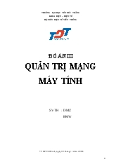 Đồ án Quản trị mạng máy tính