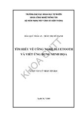 Luận văn Tìm hiểu công nghệ bluetooth và viết ứng dụng minh họa