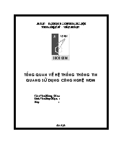 Luận văn Tổng quan về hệ thống thông tin quang sử dụng công nghệ WDM