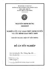 Luận văn Nghiên cứu các giao thức định tuyến và cấu hình giao thức OSPE