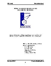 Đề tài Thiết kế hệ thống khóa mã điện tử