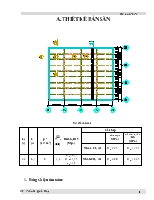 Đồ án Thiết kế bản sàn