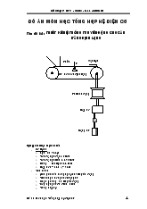 Đồ án Thiết kế hệ thống truyền động cho cân băng định lượng