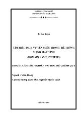 Khóa luận Tìm hiểu dịch vụ tên miền trong hệ thống mạng máy tính