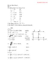 Bài tập: Mạch Điện 2