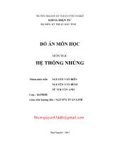 Đề tài Thiết kế hệ thống ổn định nhiệt độ lò ấp trứng