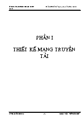 Đề tài Thiết kế mạng truyền tải và phân phối