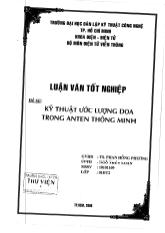 Đồ án Kỹ thuât ước lượng doa trong anten thông minh