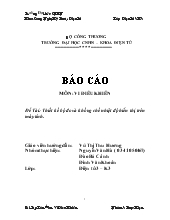 Đồ án Thiết kế bộ đo và khống chế nhiệt độ hiển thị trên máy tính