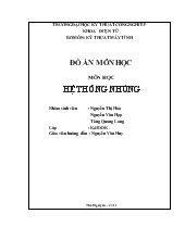 Đồ án Thiết kế hệ thống điều khiển đèn thông minh dùng cho các phòng họp