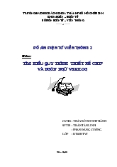 Đồ án Tìm hiểu quy trình thiết kế chip và ngôn ngữ verilog