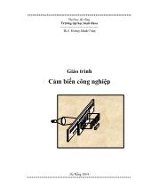 Giáo trình Cảm biến công nghiệp