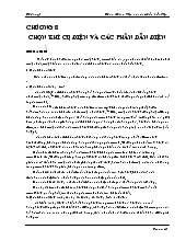 Giáo trình Chọn khí cụ điện và các phần dẫn điện