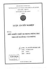 Luận án Điều khiển thiết bị trong phòng học theo số người ra vào phòng
