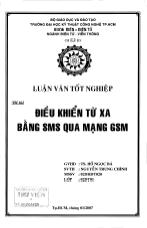 Luận văn Điều khiển từ xa bằng SMS qua mạng GSM