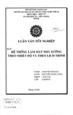 Luận văn Hệ thống làm mát nhà xưởng theo nhiệt độ và theo lịch trình