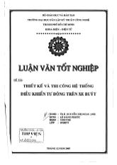 Luận văn Thiết kế và thi công hệ thống điều khiển tự động trên xe buýt