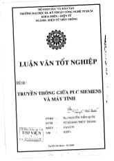 Luận văn Truyền thông giữa PLC siemens và máy tính