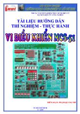 Tài liệu Vi điều khiển MCS-51