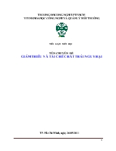 Chuyên đề Giảm thiểu và tái chế chất thải nguy hại