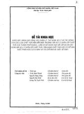 Đề tài Khảo sát, đánh giá công tác quản lý, thu gom, xử lý và tác động của các loại chất thải rắn đến môi trường bãi xử lý chôn lấp chất thải của thành phố Pleiku; làm cơ sở khoa học để lập dự án xây dựng bãi xử lý chôn lấp chất thải, tận dụng chất thải h