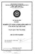 Đồ án Nghiên cứu năng lượng sóng biển và ứng dụng tại Việt Nam