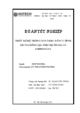 Đồ án Thiết kế hệ thống xử lý nước thải khu dân cư bình trưng đông-Q2-thành phố Hồ Chí Minh, công suất 1200m3/ngay