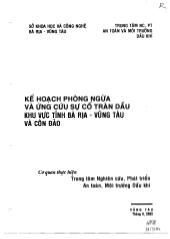 Kế hoạch phòng ngừa và ứng cứu sự cố tràn dầu khu vực tỉnh Bà Rịa- Vũng Tàu và Côn Đảo