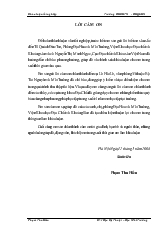 Khóa luận Sự tồn lưu Dioxin trong đất tại các sân bay Biên Hòa, Đà Nẵng, Phự Cỏt và Bù Gia Mập: Nguy cơ lan truyền ra môi trường và một số biện pháp phòng tránh