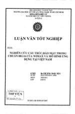 Luận văn Nghiên cứu cấu trúc, bảo mật trong chuẩn 802.16 của Wimax và mô hình ứng dụng tại Việt Nam