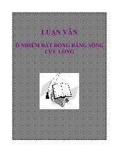 Luận văn ô nhiễm đất đồng bằng sông Cửu Long