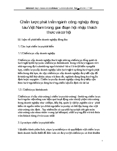 Chiến lược phát triển ngành công nghiệp đóng tàu Việt Nam trong giai đoạn hội nhập thách thức và cơ hội