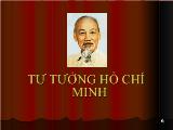 Bài giảng Tư tưởng Hồ Chí Minh