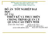 Đề tài Thiết kế và thực hiện chương trình quản lý quảng cáo trên web