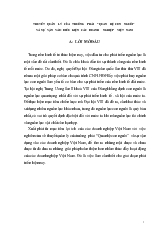 Đề tài Thuyết quản lý của trường phái “quan hệ con người” và sự vận vào điều kiện các doanh nghiệp Việt Nam