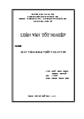 Luận văn Máy tính giao tiếp teletype - Phạm Hùng Phong