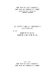 Luận văn Quản trị mạng và nghi thức quản trị mạng