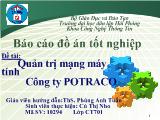 Đề tài Quản trị mạng máy tính Công ty POTRACO - Cù Thị Nho