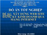 Đề tài Xây dựng web site đăng ký kinh doanh qua mạng internet